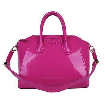 2013 Replica Givenchy Small Antigona Bag Patent Leather 9688 Rose